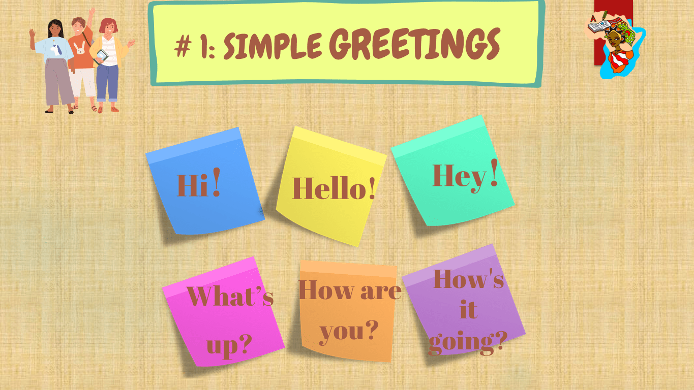 Simple Greetings: Different Ways Of Saying HELLO And GOODBYE In English ...